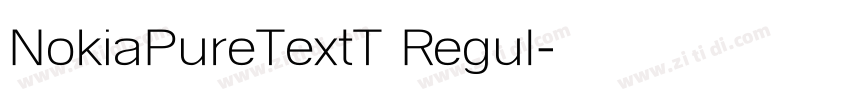 NokiaPureTextT Regul字体转换 NokiaPureTextT Regul字体转换